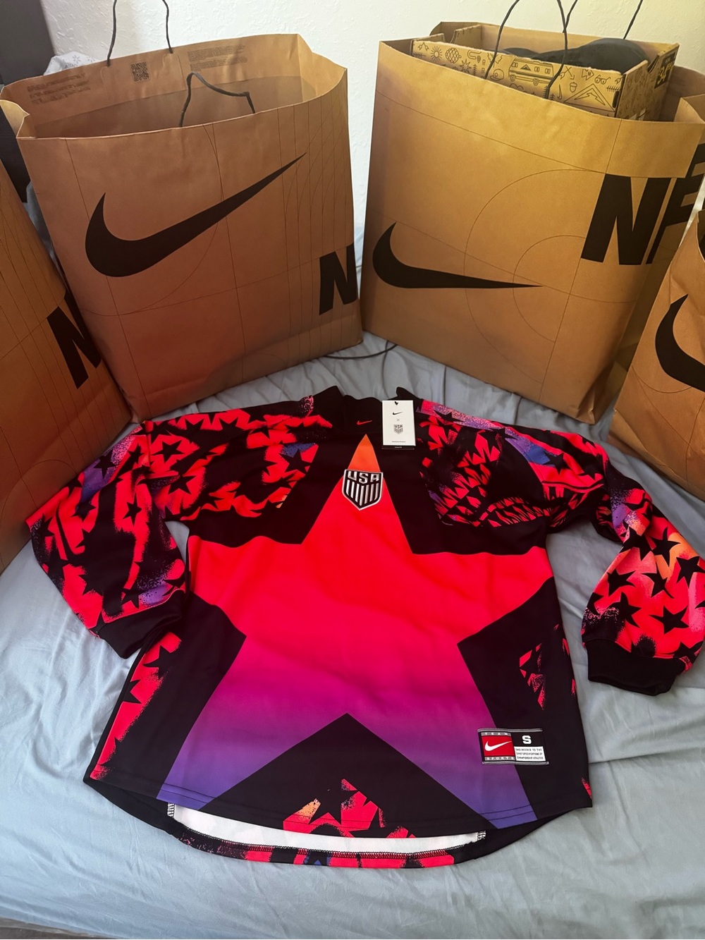 Nike USMNT 2026 Hollywood Goalkeeper Jersey IO0786-010 Size Small NWT! RARE!